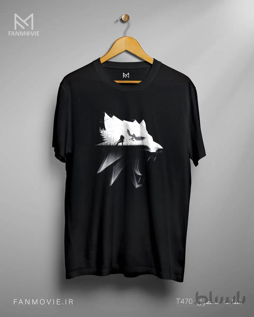 تیشرت ویچر طرح wolf of Witcher