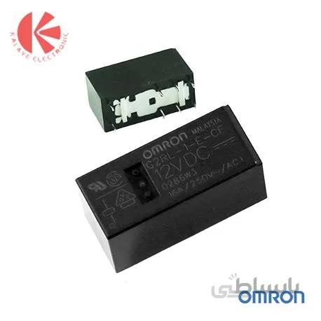 رله کتابی امرن 1 کنتاکت 12 ولت 16 آمپر G2RL-1E