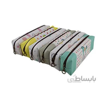 جامدادی تک زیپ پارچه ای طرح فانتزی هدهدک