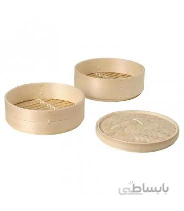 ظرف بخار پز بامبو ایکیا مدل KLOCKREN