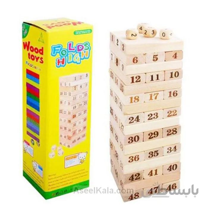 بازی برج هیجان چوبی وود تویز Wood Toys