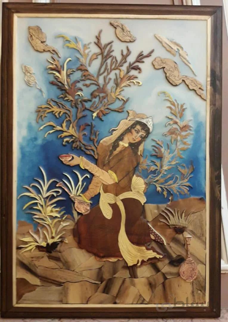 تابلو معرق چوب طرح مینیاتور کد ۱۰۱۶۷۲
