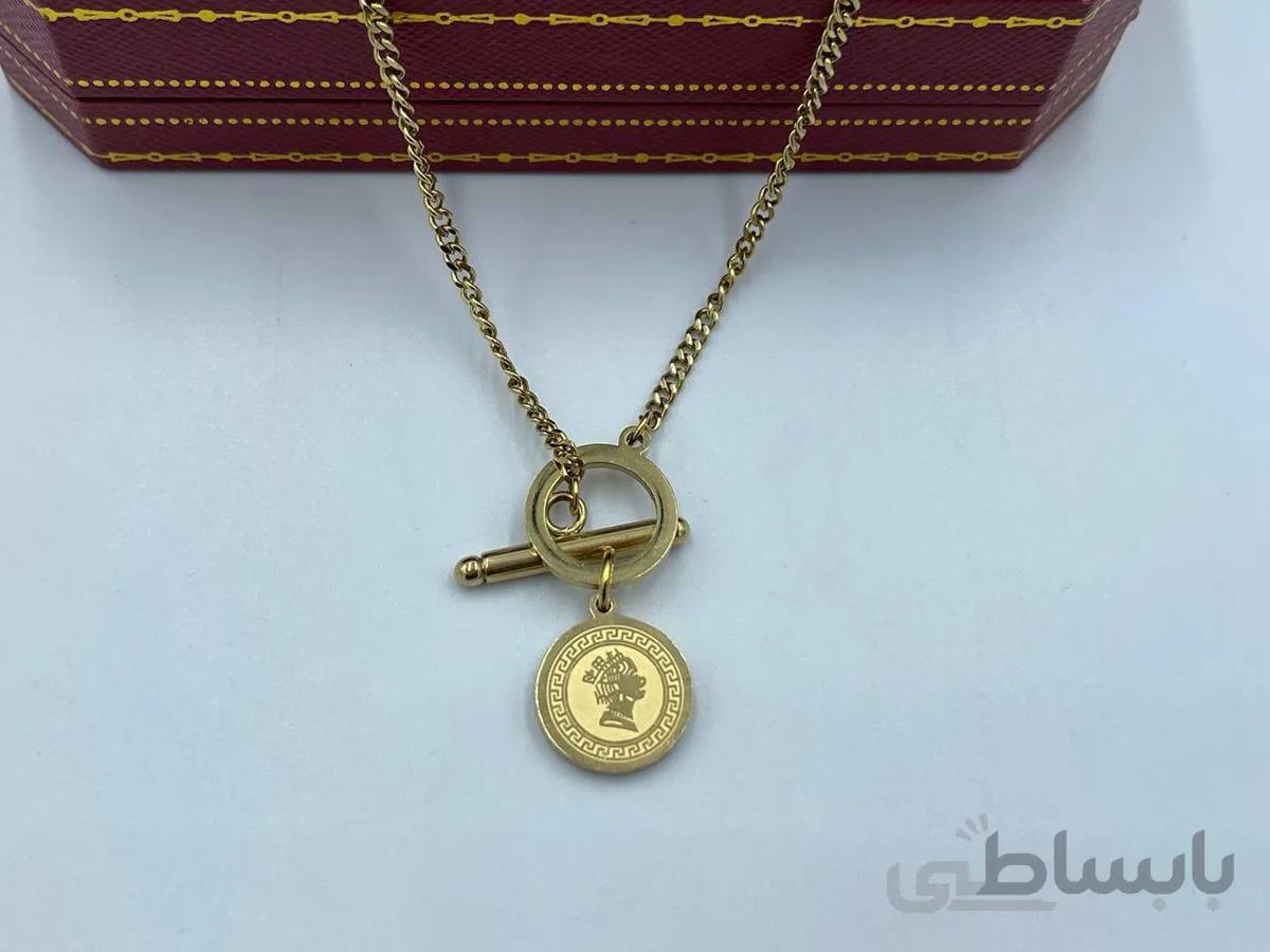 گردنبند الیزابت با قفل T و دو رو