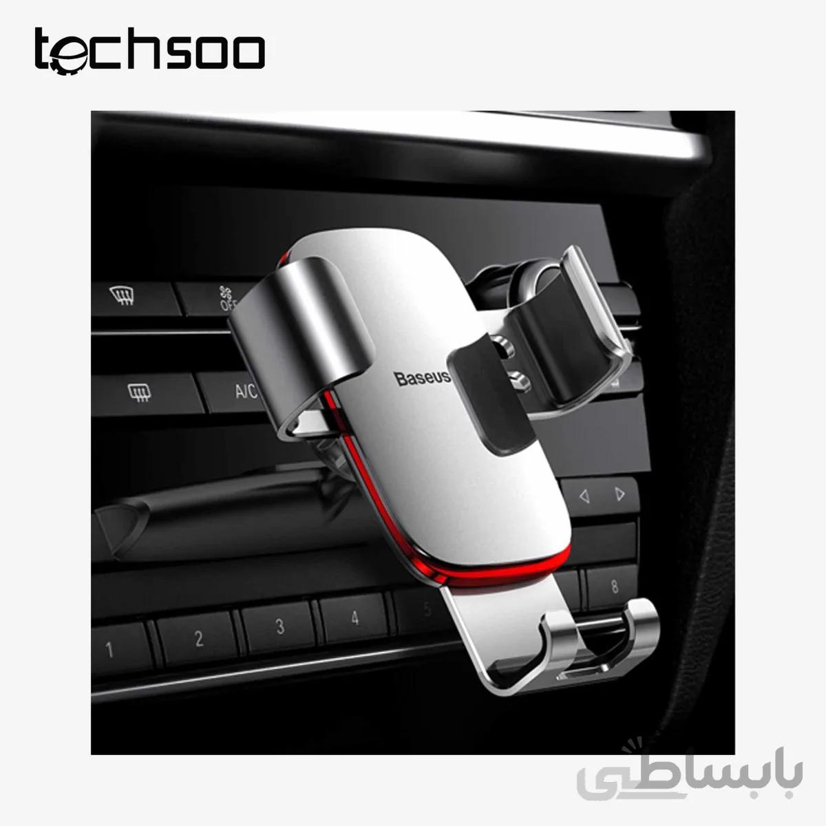 هولدر موبایل بیسوس مدل Baseus Metal Age Gravity Rod Type