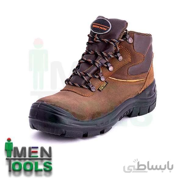 پوتین ایمنی پاتن مدل مارکو جیر طبیعی ، کفش ایمنی مارکو