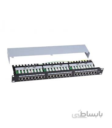 پچ پنل 24 پورت همراه با کیستون Cat6 STP کی نت