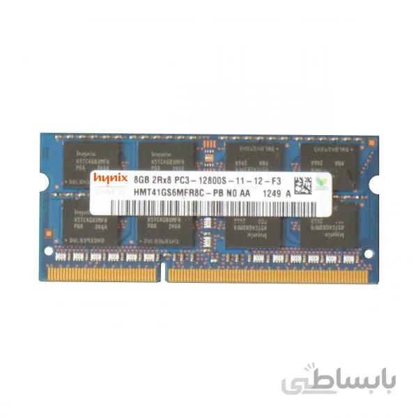رم لپ تاپ هاینیکس مدل DDR3 PC3 12800S MHz ظرفیت 8 گیگابایت ا hynix DDR3 PC3 12800s MHz RAM 8GB