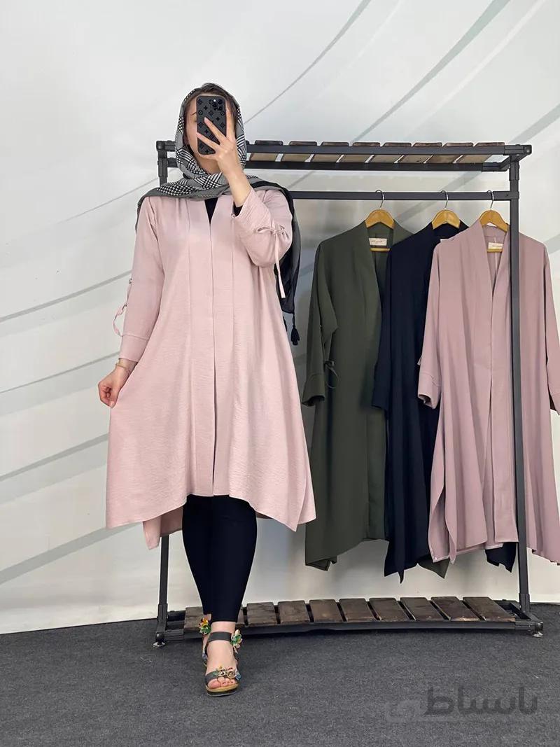 مدل مانتو زنانه سایز بزرگ کلوش کد 1317
