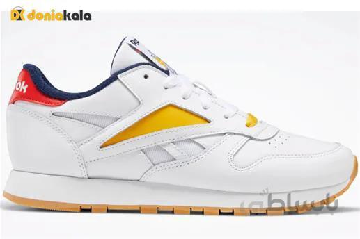 کفش ریبوک چرمی پیاده روی و اسپرت اورجینال مدل ریباک کلاسیک لیزر مارک Reebok Classic Leather Mark EF7834 ا Original leather walking and sports shoes Reebok Classic Leather Mark EF7834
