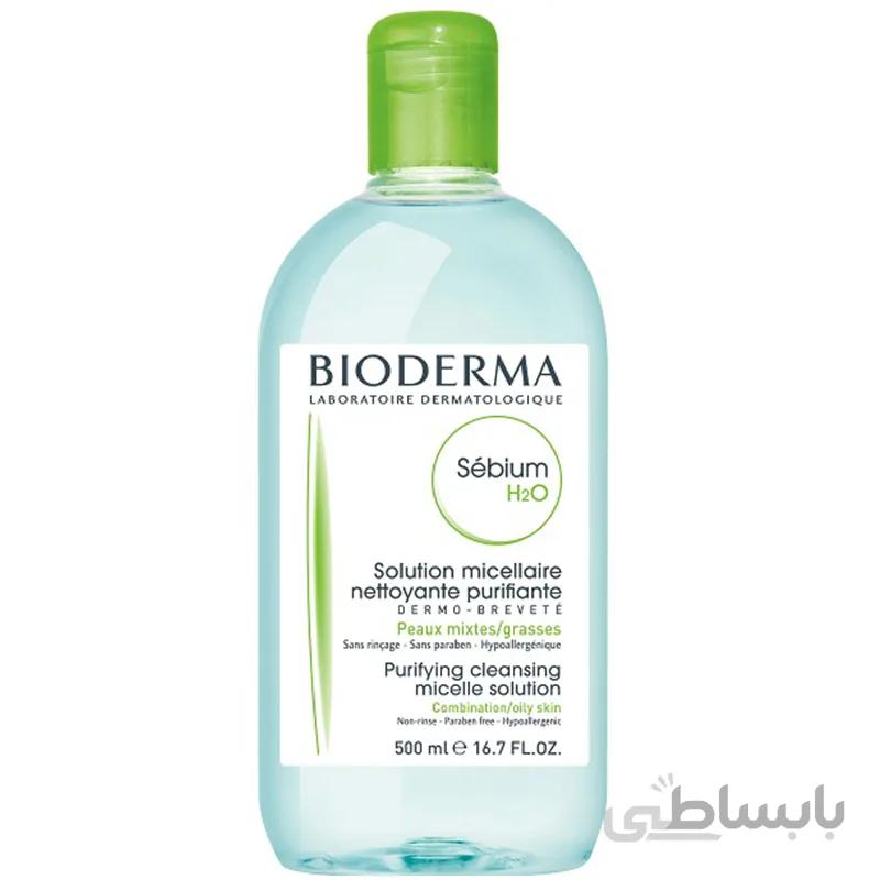 میسلارواتر بایودرما مناسب پوست مختلط و چرب 500میل Bioderma