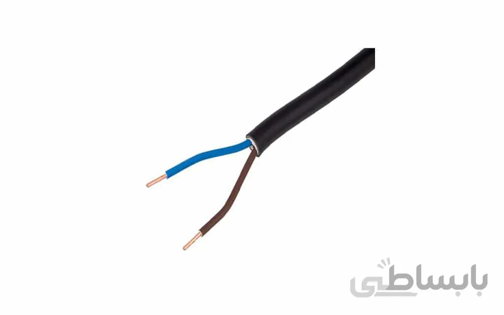 کابل برق زمینی 2 رشته سایز 1.5 تا 16 خراسان افشارنژاد ا Ground power cable 2 wires size 1.5 to 2 Khorasan Afsharnejad