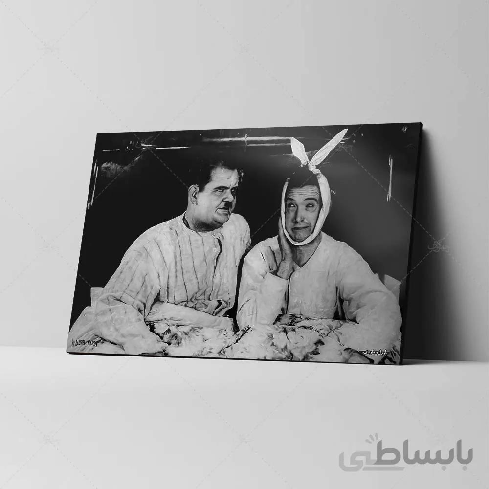 تابلو شاسی آواویز مدل لورل و هاردی کد 4G475