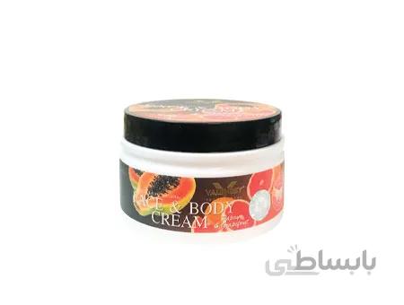 کرم مرطوب کننده پاپایا والنسی حجم 250 گرم