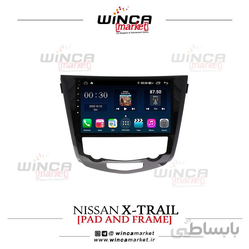 مانیتور اندروید نیسان ایکس تریل X-Trail وینکا مدل QG855 سری +S300 پلاس
