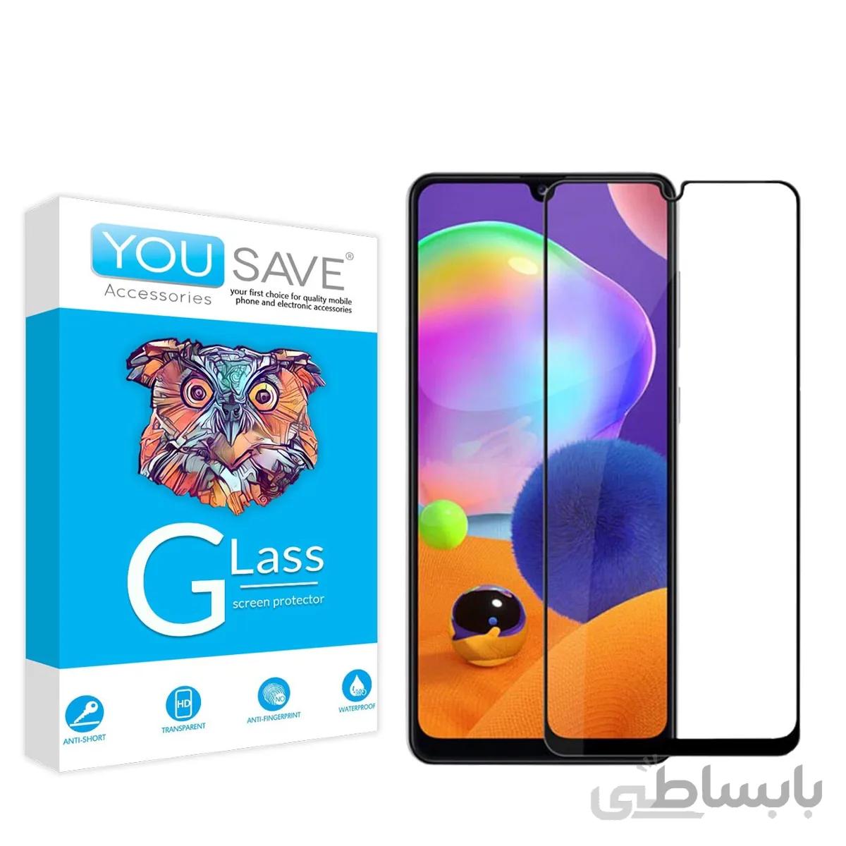گلس تمام صفحه یوسیو مناسب برای گوشی سامسونگ Galaxy A31