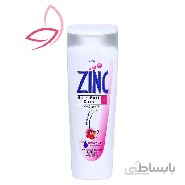 شامپو تقویت کننده وضدریزش زینک صورتی مدل Hair Fall Care