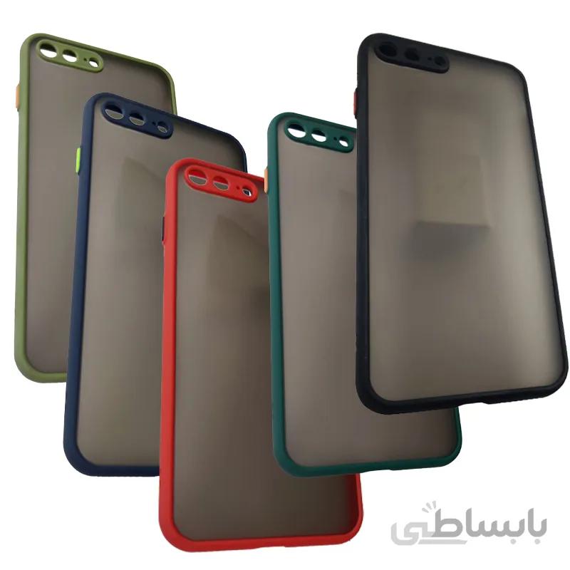 کاور گوشی آیفون 7plus پشت مات محافظ لنز دار