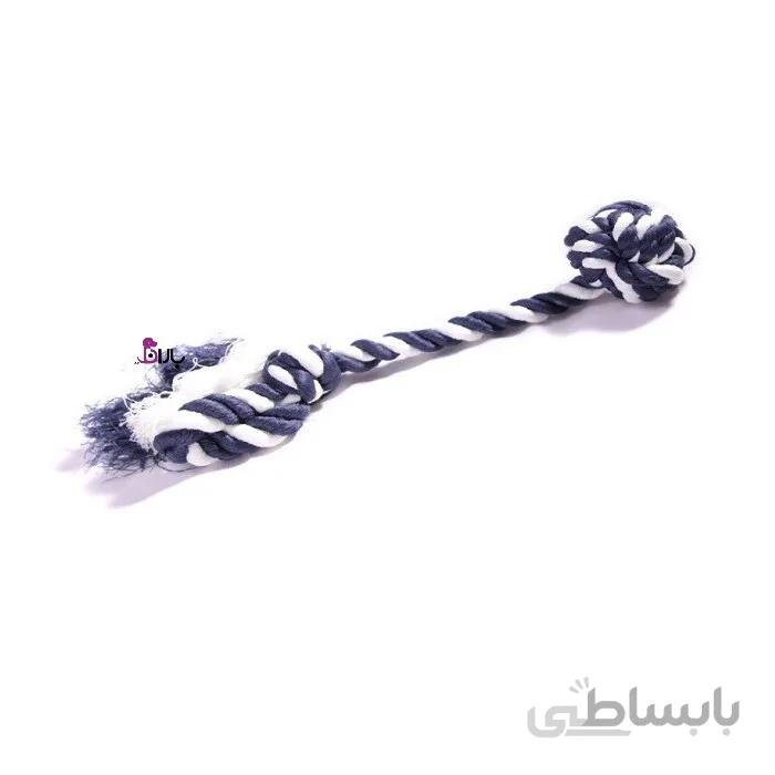 اسباب دندانی سگ توپ دسته دار فردی سایز L