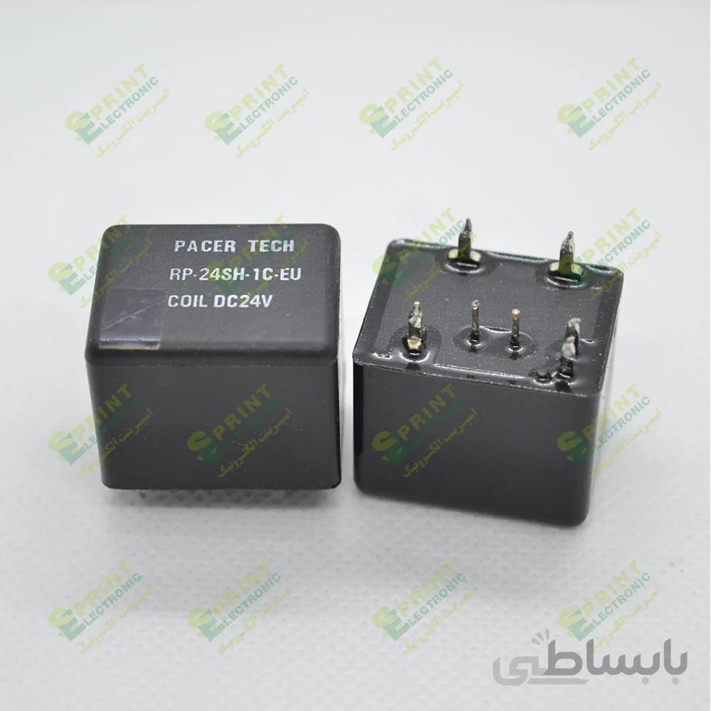 رله 24 ولت ماشینی 7 پایه 30 آمپز PACER TECH RP24SH-1C-EU