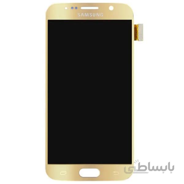تاچ ال سی دی گوشی موبایل سامسونگ SAMSUNG GALAXY G920 / S6 طلایی سفید سرمه ای