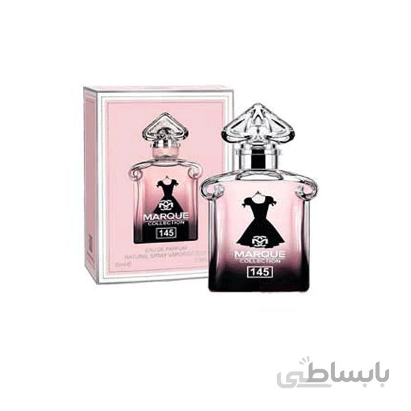 عطر ادکلن زنانه گرلن لاپتیت روب نویر مارکویی کالکشن کد 145 (Guerlain La Petite Robe Noire) حجم 25 میل ا Marque collection No.145 - Guerlain La Petite Robe Noire