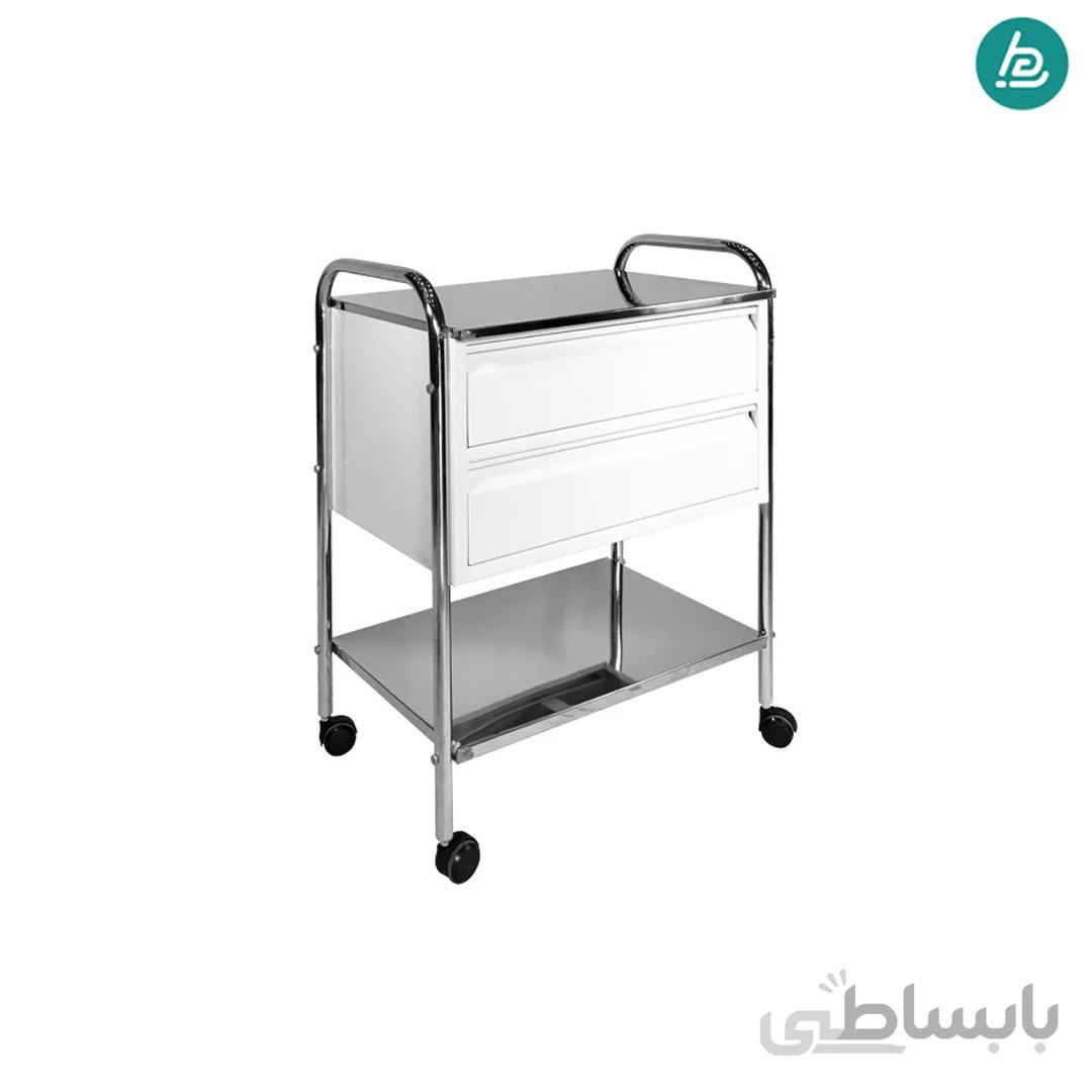 ترالی استیل 2 کشو