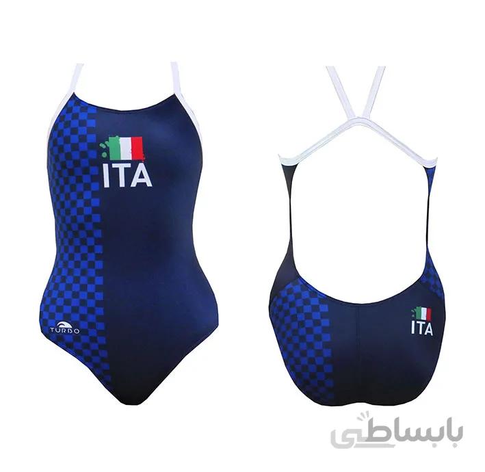 مایوی شنای زنانه توربو Italia Thin Strap ا Turbo women swimsuit ITALIA