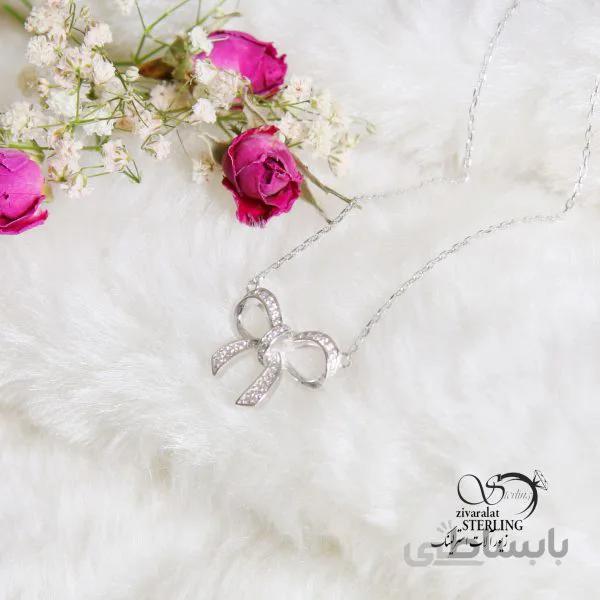 گردنبند نقره زنانه کد 181461