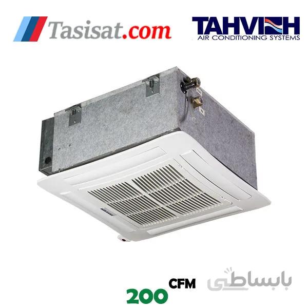 فن کویل کاستی چهار طرفه تهویه سری اوشان 200 CFM ( بدون موتور دمپر ) مدل CFA-200