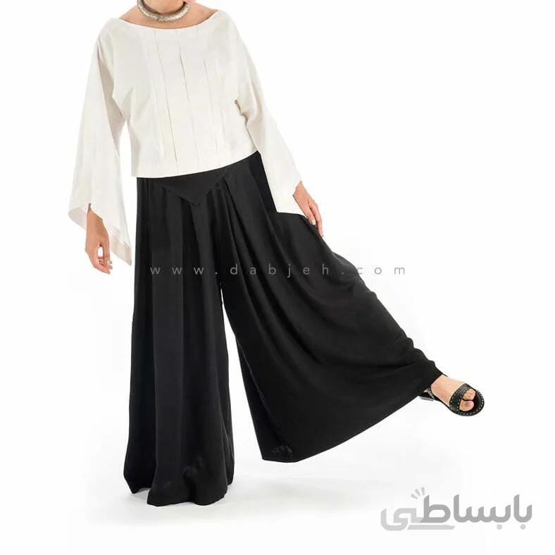 دامن شلواری لینن زنانه