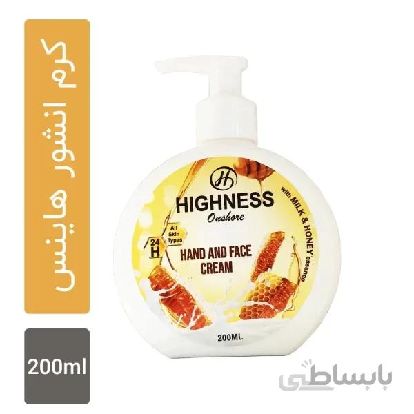 کرم مرطوب کننده انشور هاینس مدل شیر و عسل حجم 200 میلی لیتر