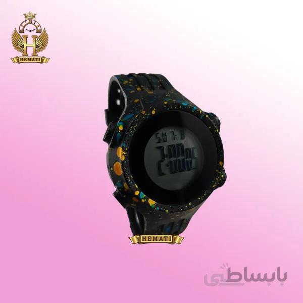 ساعت اسپرت بنمی BNMI 1803L آبرنگی (آبی-زرد)