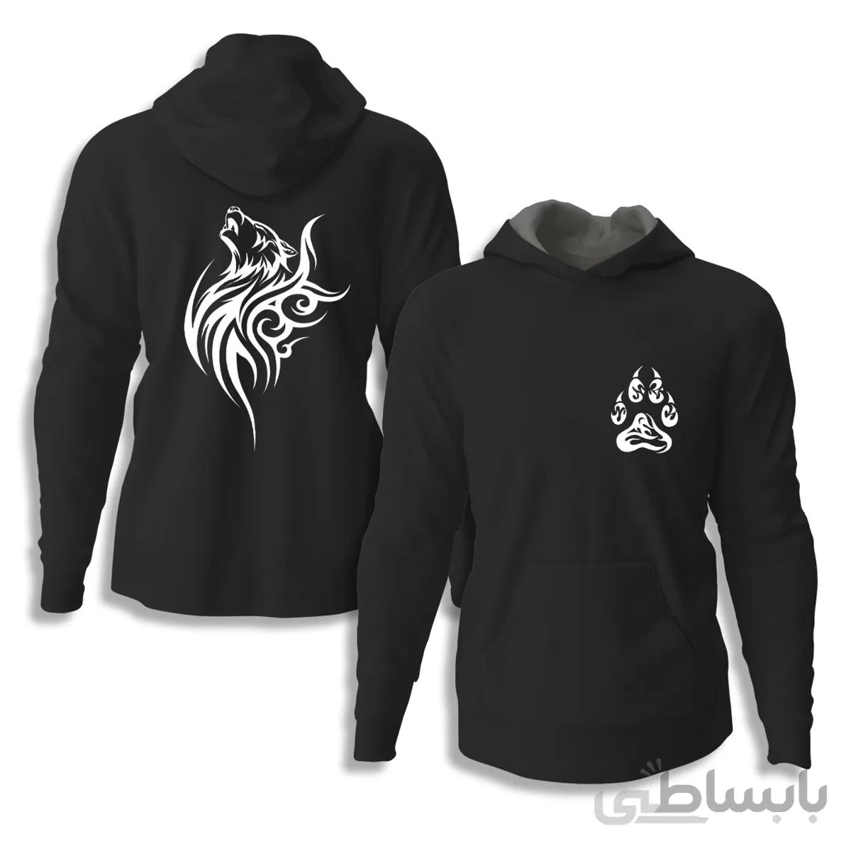 سویشرت طرح Wolf