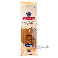 ماکاروني قطر 1/5 رشته اي 700 گرمي سبوس دار زر