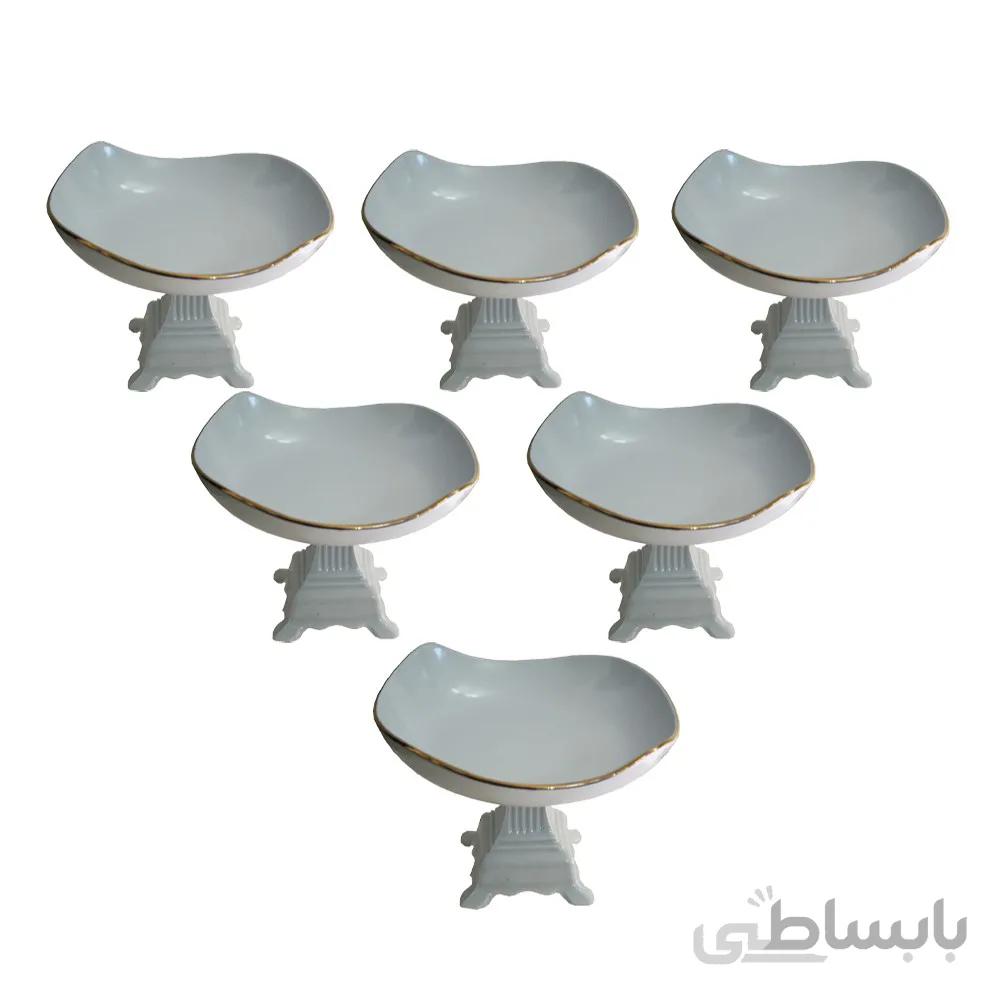 مجموعه ظروف هفت سین 6 پارچه مدل شیوا