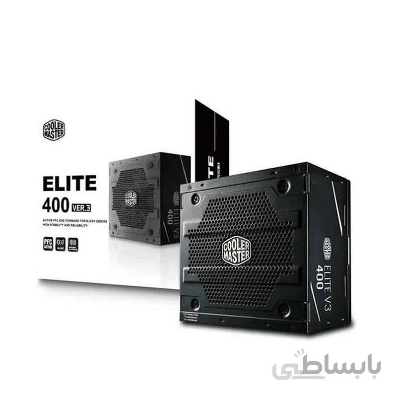 پاور Cooler Master Elite V3 400W ا پاور کولرمستر مدل الایت وی 3 با توان 400 وات