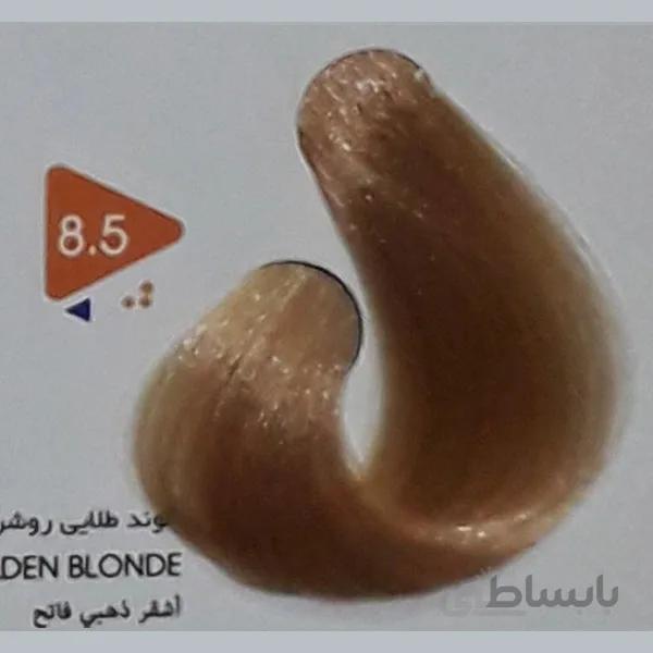 رنگ مو ویتامول (Vitamol) بلوند طلایی روشن (شماره 8/5 طلایی) حجم 120 میل