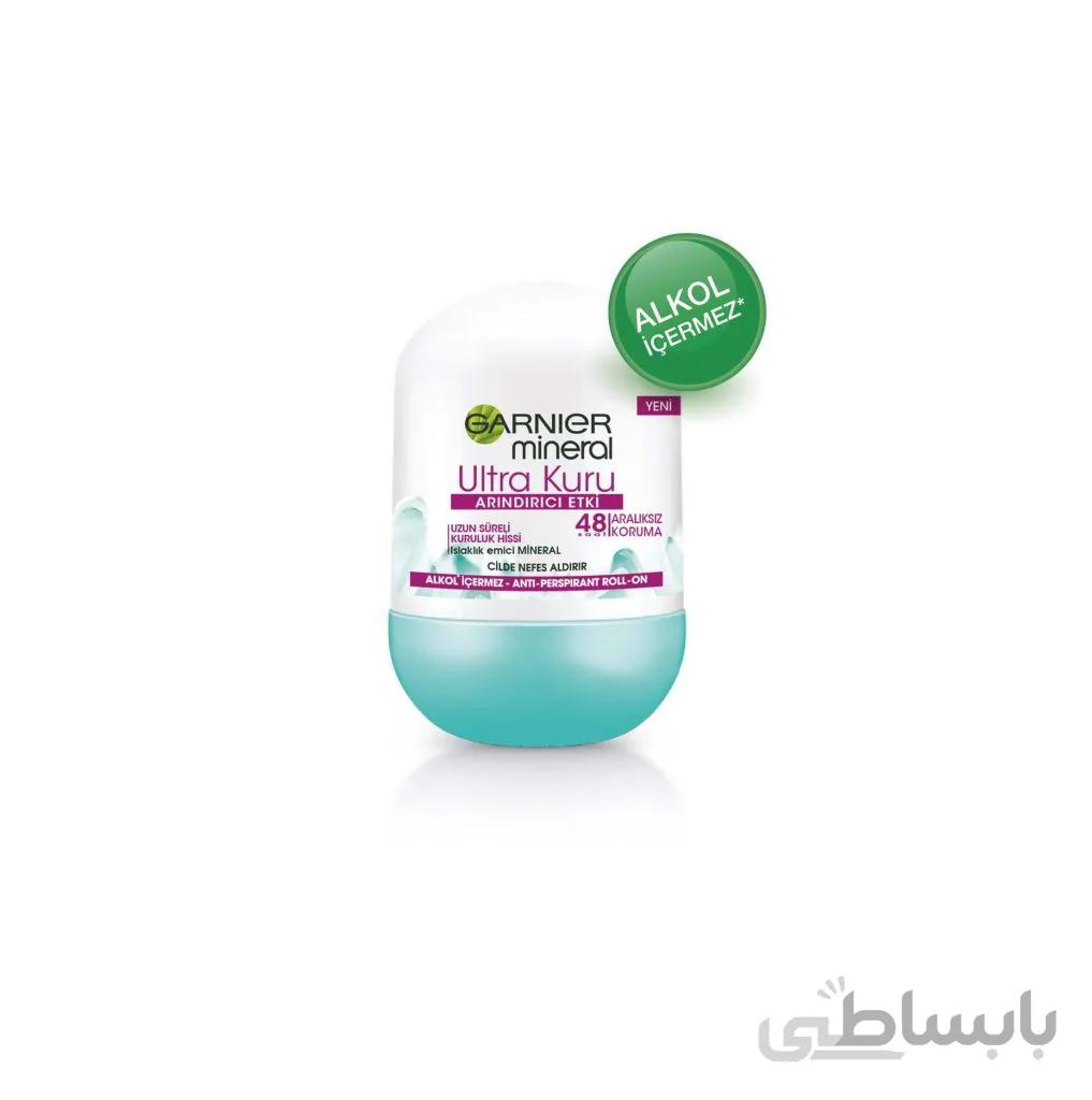 رول ضد عرق محافظ حرارت گارنیه مدل Ultra kuru حجم 50 میل