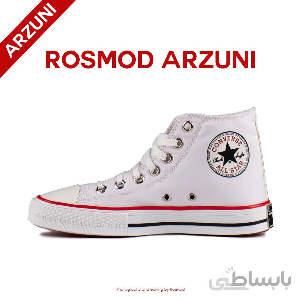 کتانی کانورس آل استار ساقدار سفید – Converse All Star High White