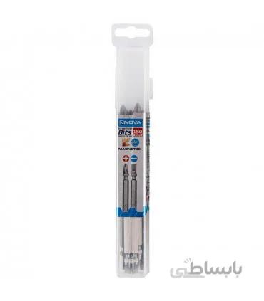 سر پیچ گوشتی نووا مدل NTB1192 سایز 150mm یک سر دوسر-یک سر چهارسو