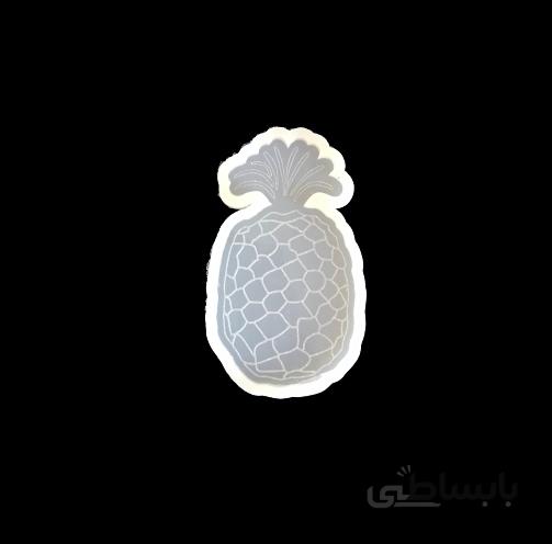 قالب سیلیکونی اناناس مناسب زیر لیوانی