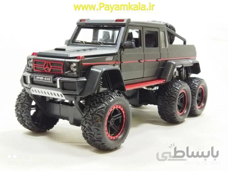 ماشین فلزی مرسدس بنز آفرود G63 (1:24 CHEZHI) مشکی