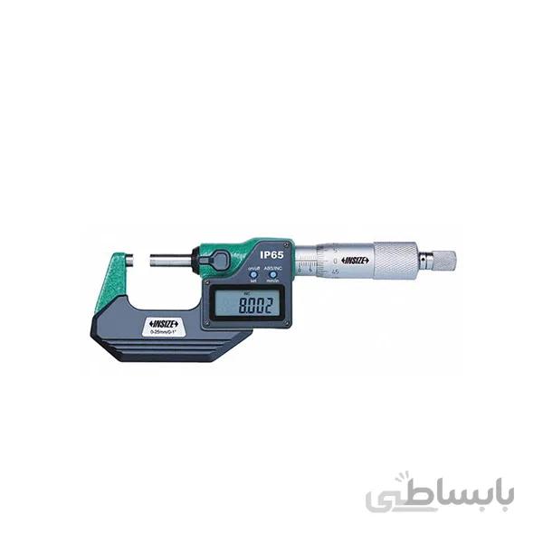 میکرومتر دیجیتالی اینسایز خارج سنج 25-0 میلی متر مدل 3108-25A ا Insize Digital Outside Micrometer 3108-25A