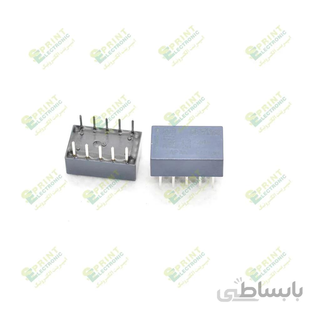 رله 24 ولت مخابراتی لچ 10 پایه 1 آمپر NAIS TQ2-L2-24V