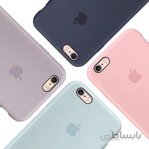 قاب سیلیکونی گوشی اپل ایفون Apple iPhone 6 6S خاکستری تیره