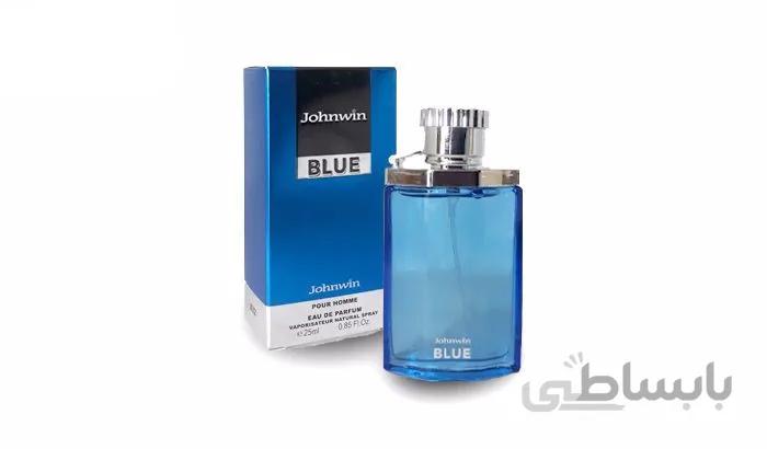 عطر جیبی مردانه مدل johnwin blue حجم 25 میل جانوین ا Johnwin Johnwin Blue Eau De Parfum For Man 25ml