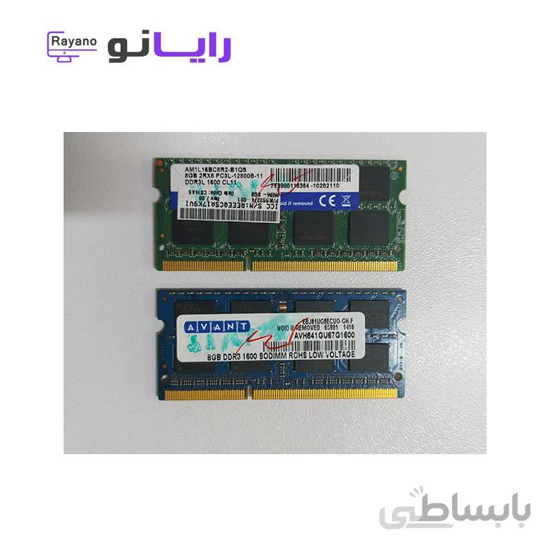 رم لپ تاپ 8GB DDR3