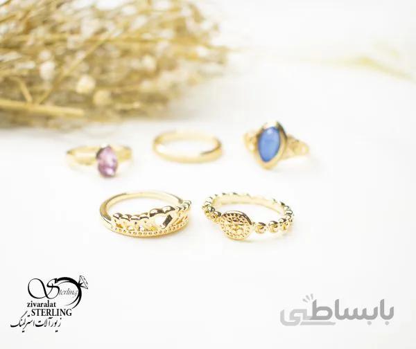 پک انگشتر زنانه کد 5598
