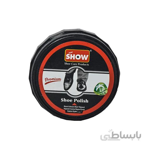 واکس جامد کلاسیک مشکی ۵۰گرمی کفش شو Show