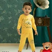 ست لباس بچه گانه نوزادی مدل دایناسور کد 1416 بچه شیک